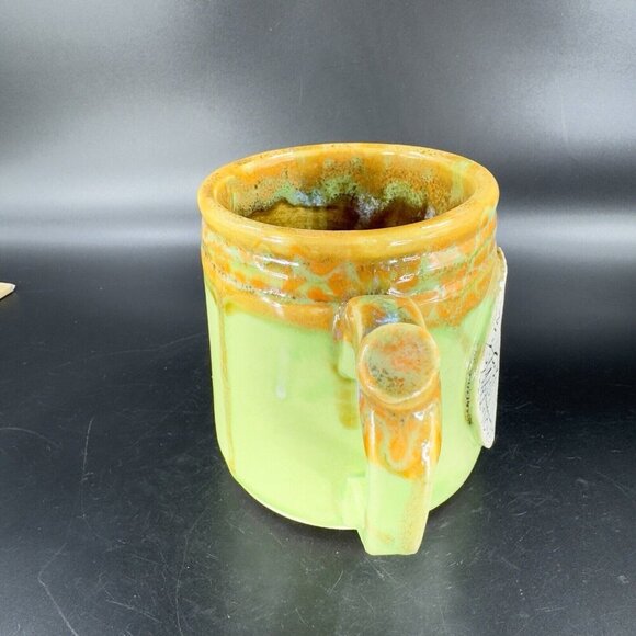 Hand Made Pottery Coffee Mug Cup Keep On Truckin Hard Working Student Mug Cup - Picture 8 of 15